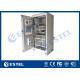 Fan Cooling Galvanized Steel 42U Outdoor Telecom Cabinet