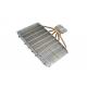 Anodized 6 pcs Copper Pipe Extrusion Heat Sink For Home Appliances