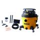 Yellow Color Industrial Vacuum Cleaners With Bag Rear Blower Port Design