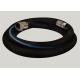 Flange Joint Wire Reinforced Rubber Hose / Corrugated Suction Hose ISO 9001 Approved