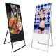 Free standing foldable 32 43 49 55 inch LCD E-Menu digital advertising display for bar coffee shop restaurant