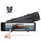 10.88 Inch Rear View Mirror 1920x1080P Dual Car DVR Front And Rear