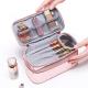 Wholesale Luxury Shiny Rose Double Layer Gold Cosmetic Bag Box