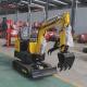 SGS Hydraulic Compact Excavator Convenient 1.2 Ton Mini Excavator For Pouring