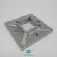 Durable Handrail Fittings 316L Plate High Strength 41 Height 100 X 100mm Base
