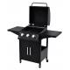High Temp Powder Coated 3 Burner Gas Grill with 2 Foldable Side Board Natural Gas