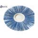 Galvanized Iron Snow Sweeper Brush Crimpled Steel Wire Mixed Rotary Flat Ring