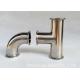 ASTM A270 Stainless Steel Sanitary Fittings / Stainless Steel Elbow Fittings