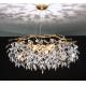 Indoor Nordic Luxury 6 Heads G9 Crystal Pendant Light Height 45cm