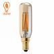 Amber Gold Edison LED Filament Bulbs 4W Antique T25 Decorative Tubular Bulbs