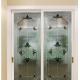 decorative glass usded in French door