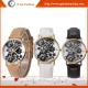 GV04 Human Skeleton Fashion Business Watch Cheap Geneva Watch PU Leather Watch Gift Watch