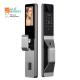 Glomarket Aluminum Alloy Automatic Tuya Smart Door Lock 3d Face Recognition Video Intercom Digital Fingerprint Lock