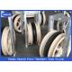 Transmission Line Bundled Triple Conductor Pulley Block 660mm With Cast Steel Sheave