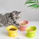 Pet Neck Guard Ceramic Elevated Cat Bowl Foot Diagonal Dog Bowl To Prevent Spilling Water And Food Bowl