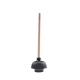 Toilet Bowl Plunger Toilet Cleaner Brush Double Thrust Force Cup Heavy Duty Commercial