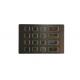 RS485 Kiosk Stainless Steel Keypad , 16 Button Bank Atm Keypad Flat Personalized Layout
