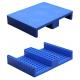 4 Way Flat Stackable Plastic Pallets Single Faced High Density Non - Toxic
