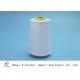 Raw White Spun Polyester Thread On Plastic / Paper Cone Low Shrinkage 20/2