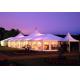 Romantic Big Aluminium Event Tent 850 G / Sqm Pvc Roof Cover For Banquet