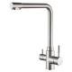 304 Stainless Steel 2 Way Basin Hot And Cold Taps 360 Rotating Kitchen Sink Faucet