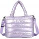 Custom Puff Print Cross Body Tote Bag Tear Resistant With Cotton Padded