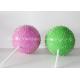 Cute Appearance Custom Fiberglass Lollipop Green / Pink Color Printing