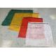 PP Woven Industrial Mesh Bags Recyclable Red / Orange Color 30kg 40kg