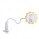 Sunflower clip fan rechargeable flexible baby clip usb fan