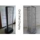 Rotating Triangle Wire Grid Display Stands