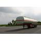 40800L 3x13T Fuwa Axle Insulated Liquid Oil Tank Trailer Truck for Chemical Delivery