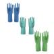 Anti Oil Latex Dishwashing Gloves , Rubber Gloves For Washing Dishes