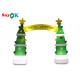 ROHS Inflatable Holiday Decorations Christmas Tree Arch 4*3.2mH