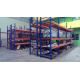 Supermarket steel board heavy duty shelving with forklift entry / extract ,  2 - 8m
