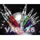 2014 best e cig review X6 with most selling products with perfect design x6 e cig