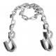 3500lbs Iron Safety Trailer Chain,Transport Chain with  S-hooks with latch