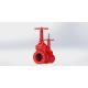Soft Sealing Rising Stem Gate Valve Vertical Wall Mounted For Fire Fighting Service