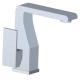 Deck Mounted Widespread Bathroom Basin Tap Faucets Ceramic , One Hole Mixer Taps