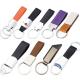 Sublimation Car PU Leather Keychain Blank Key Holder with Custom Logo