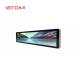 Ultra Thin Bar Type LCD Display , Stretch Monitor Display 300 cd/m² Brightness