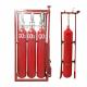 Enclosed Flooding CO2 Extinguishing System Red Cylinder For Fire Suppression