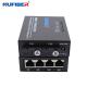 10/100Mbps Fiber Ethernet Switch 2*SC to 4*UTP Ports Optical 10/100Base Fiber Converter