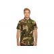 Camouflage Button Army Military Uniforms / Short Sleeve Camo Print Shirt