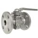 Stainless Steel Flanged Floating Type Ball Valve Blow Out Proof Stem 1/2 - 10 Size