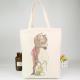 Eco Organic Printed Reusable Shopping Bags Recyclable Cotton Bag