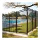 6ft x 8ft Ornamental Garden Black Iron Steel Fence Top Choice for America Main Market