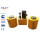 Double Acting Small Hydraulic Cylinder Central Solid Hydraulic Jack Hollow Plunger