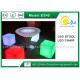 Multi Colors LED Cube Chair For Bars , Outdoor Area UV Resistant Light Up Cube Seat