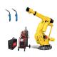 6 Axis Payload 700Kg FANUC M-900iB/700 Welding Robot Arm With Welder And TBI MAG Gun