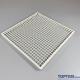 2.5mm Hollow Aluminium Lattice Fireproof Ceiling Board , Square Edge Ceiling Tile